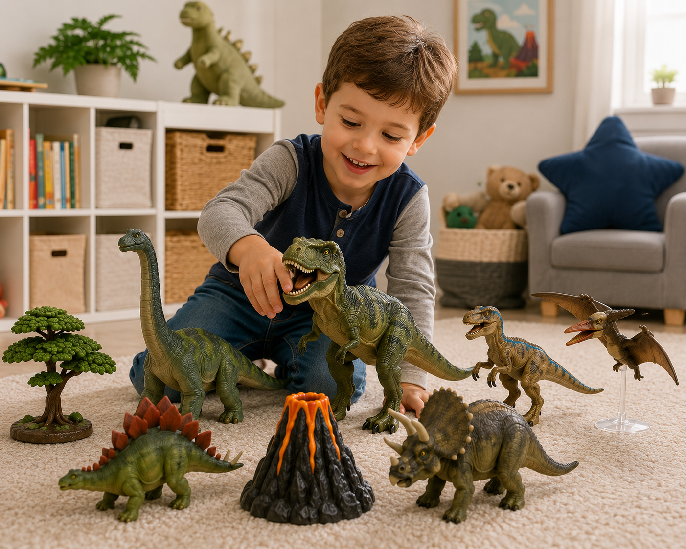 Jimmy's Dinosaur Adventure Playset